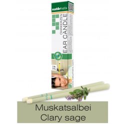 Naturhelix Ohrkerzen mit Muskatsalbei-Öl, 2er-Packung