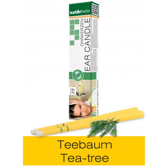 Candele Auricolari Naturhelix con olio di Albero del Tè, 2pz/cf