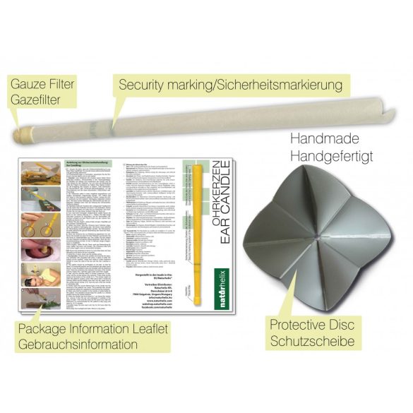 Naturhelix Ohrkerzen mit Thymian-Öl, 2er-Packung