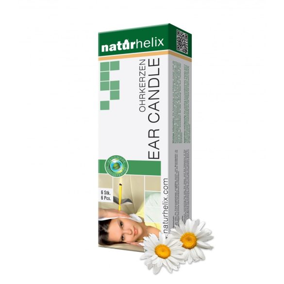 Naturhelix Ohrkerzen mit Kamillenöl, 6er-Packung