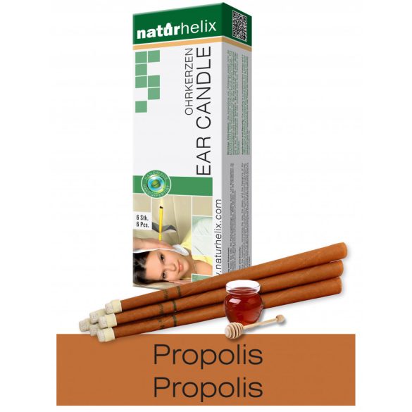 Naturhelix Ear Candles with Propolis Tincture, 6pcs Pack