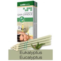 Candele Auricolari Naturhelix con olio di Eucalipto, 10pz/cf