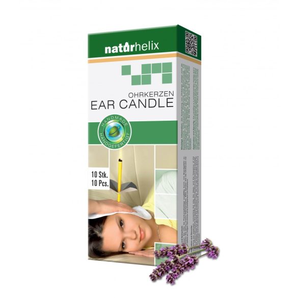 Naturhelix Ear Candles with Lavender Oil, 10pcs Pack