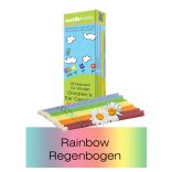 Candele Auricolari Arcobaleno per Bambini Naturhelix con olio di Camomilla, 10pz/cf