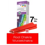 Naturhelix Chakra Candles Root Chakra / Red, 7pcs Pack
