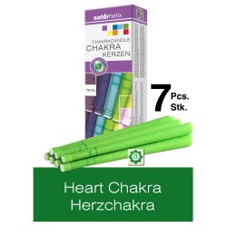 Candele Chakra - Chakra del Cuore Naturhelix / Verde, 7pz/cf