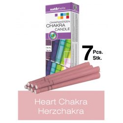 Candele Chakra - Chakra del Cuore Naturhelix/ Rosa, 7pz/cf